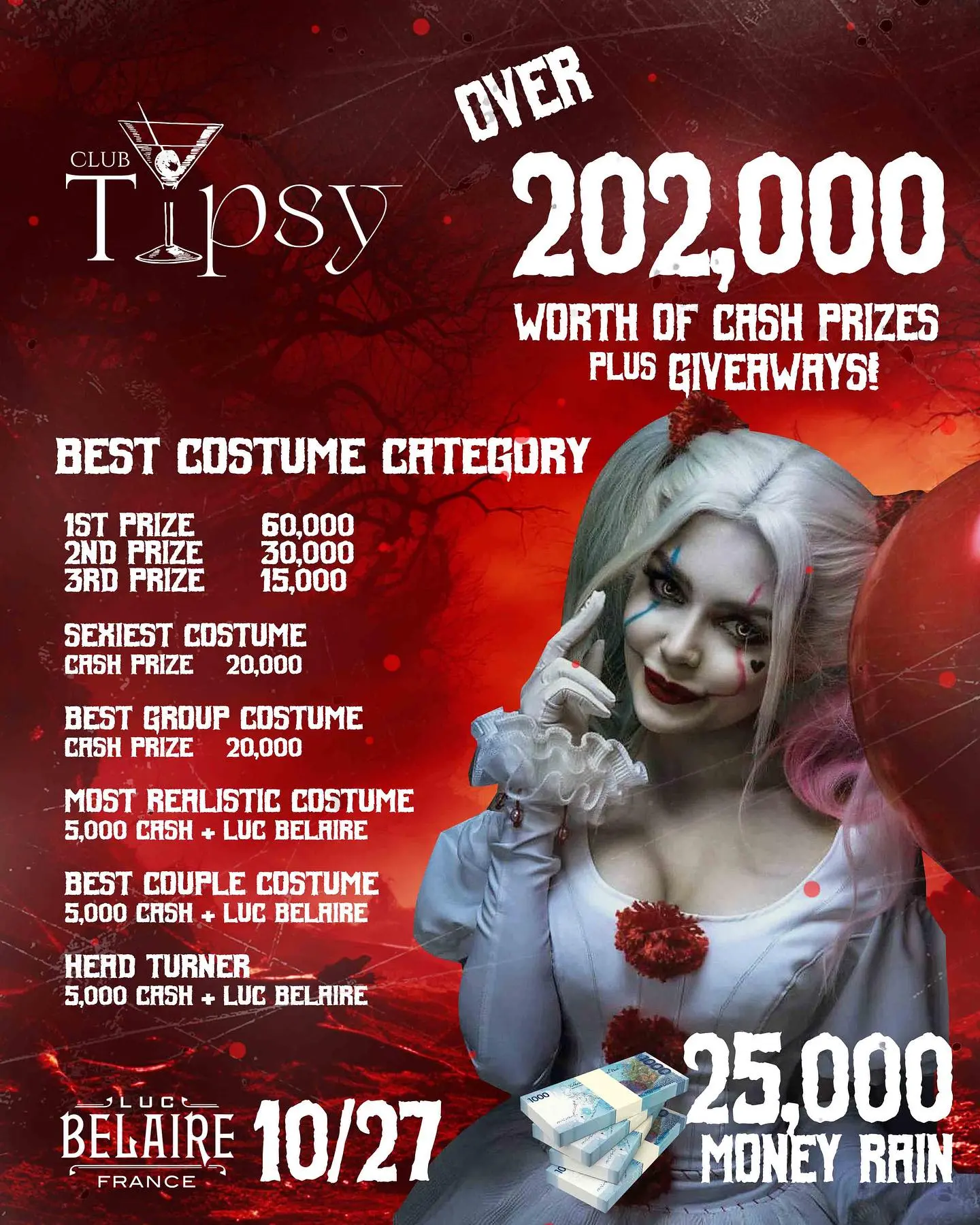 Halloween Costume Event at Club Tipsy Cebu (Oct 27 - Pre Halloween Ball)